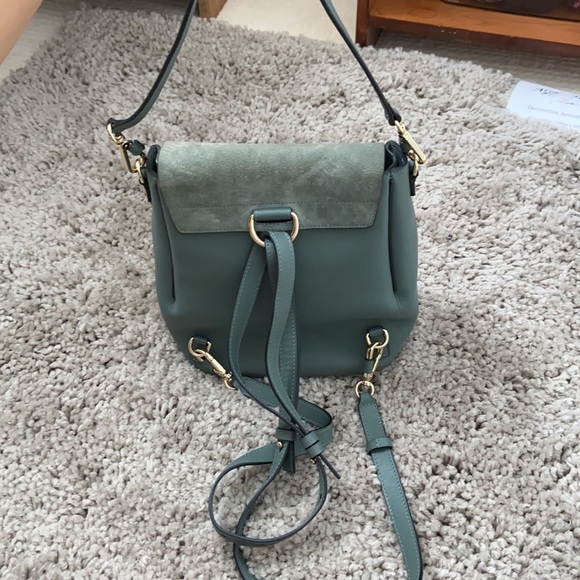 chloe faye backpack mini cloudy blue Chloe Faye Medium Cloudy Blue Backpack